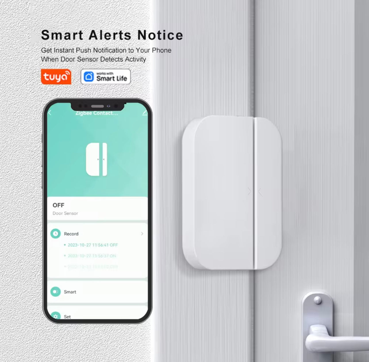 Smart Alert door & window sensor Sensoo Pakistan | WiFi Home Automation