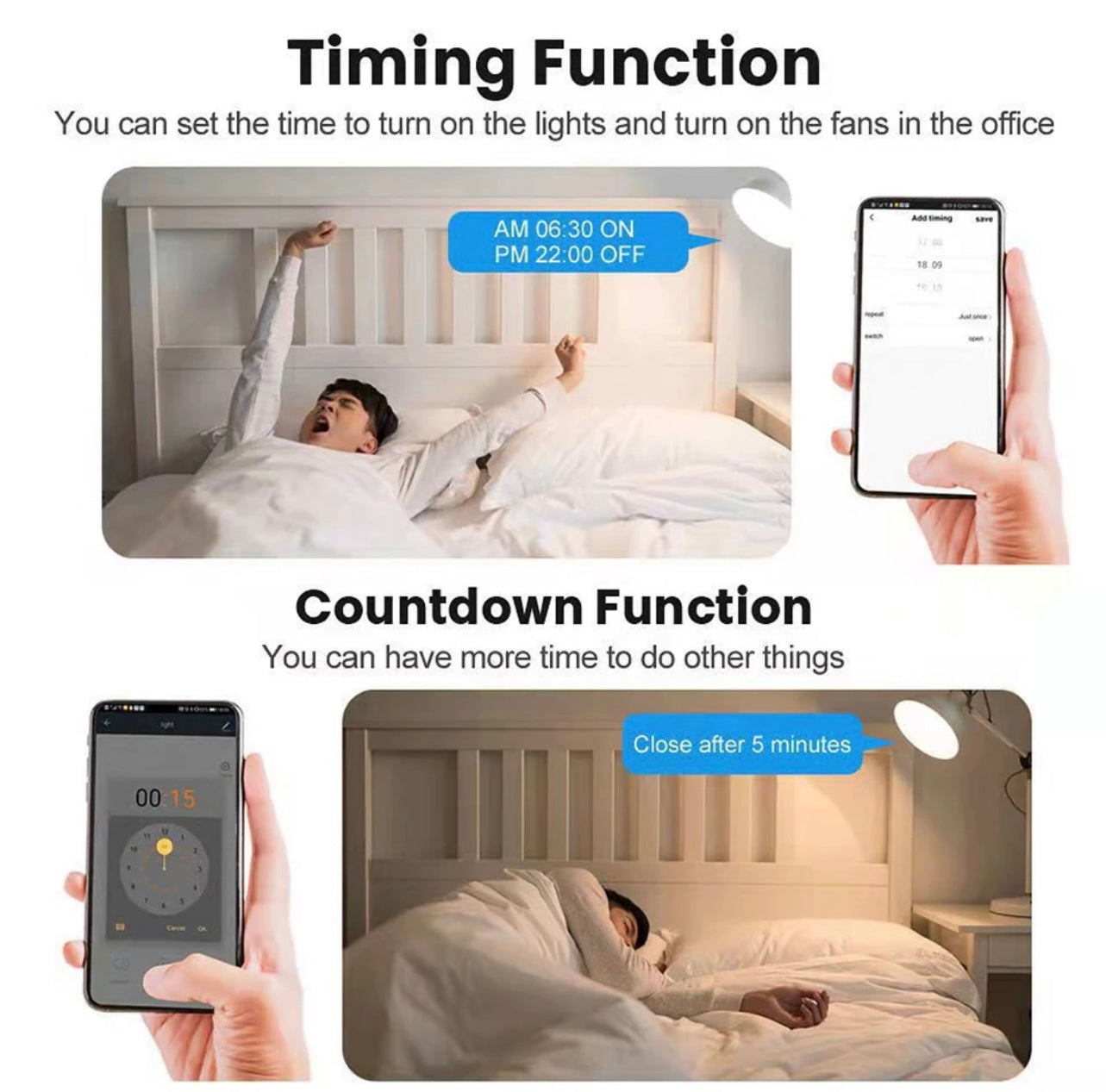 Smart switch time control module 16A 1 gang Sensoo Pakistan | WiFi Home Automation