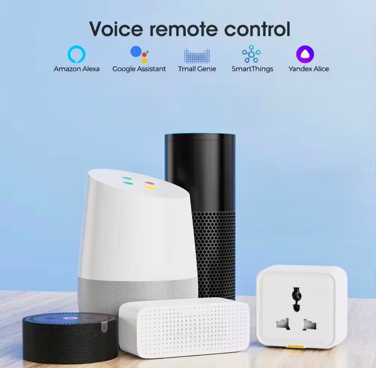 Voice control smart socket google home Sensoo Pakistan | WiFi Home Automation