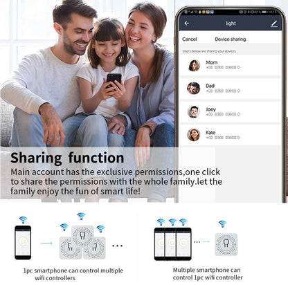 Sharing Smart Switch Module 16A - Sensoo Pakistan | WiFi Home Automation