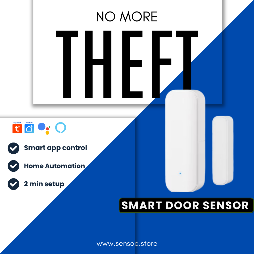 Smart WiFi Door & Window Sensor – Enhance Home Security with Real-Time Alerts